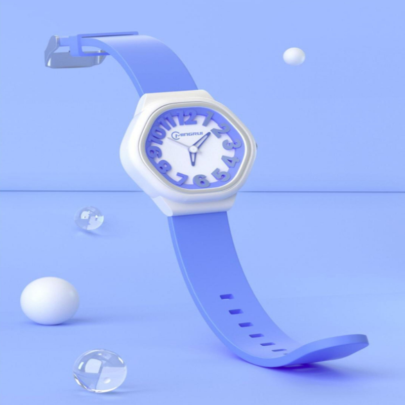 Đồng Hồ Trẻ Em Bé Gái - Bé Trai Mingrui Chống Nước kiểu dáng Jelly  - FULL hộp + pin + hướng dẫn