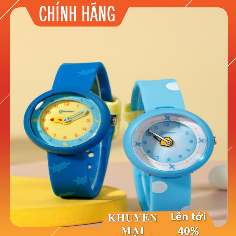 Đồng hồ trẻ em dành cho bé trai bé gái Mingrui thời trang - FULL hộp + pin + hướng dẫn