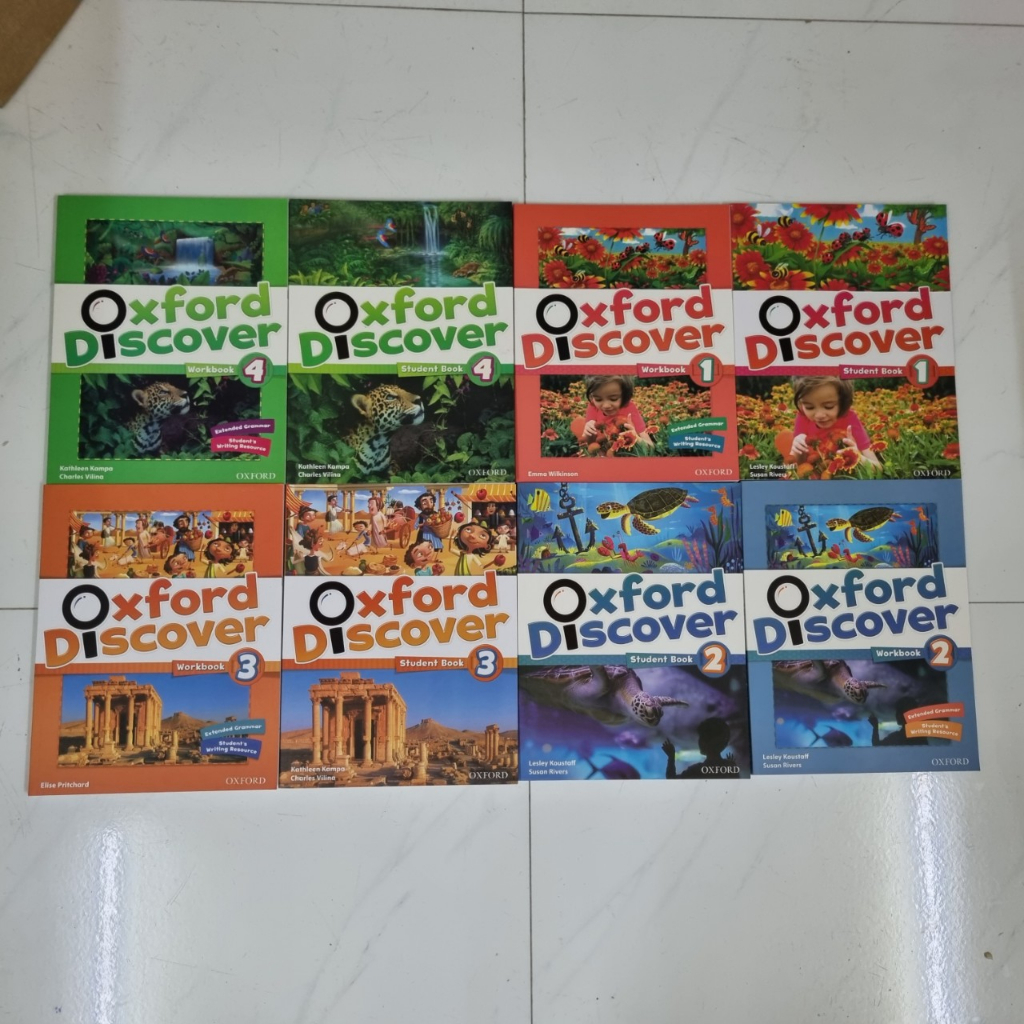 Bộ oxford Discover level 1 đến 4