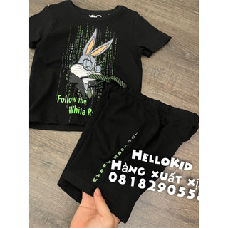Bộ dt thỏ looney black bé trai