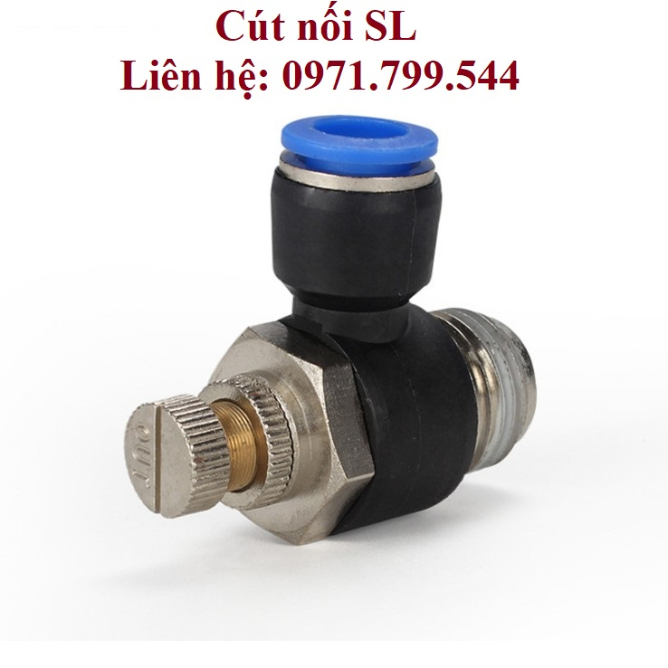 Van tiết lưu góc SL ren ngoài khí nén, phun sương đầy đủ kích thước chịu được áp suất cao giá sỉ