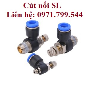 Van tiết lưu góc SL ren ngoài khí nén, phun sương đầy đủ kích thước chịu được áp suất cao giá sỉ