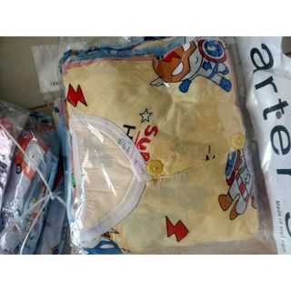 Áo cộc tay lanh lụa cho bé 5 size thanh lý