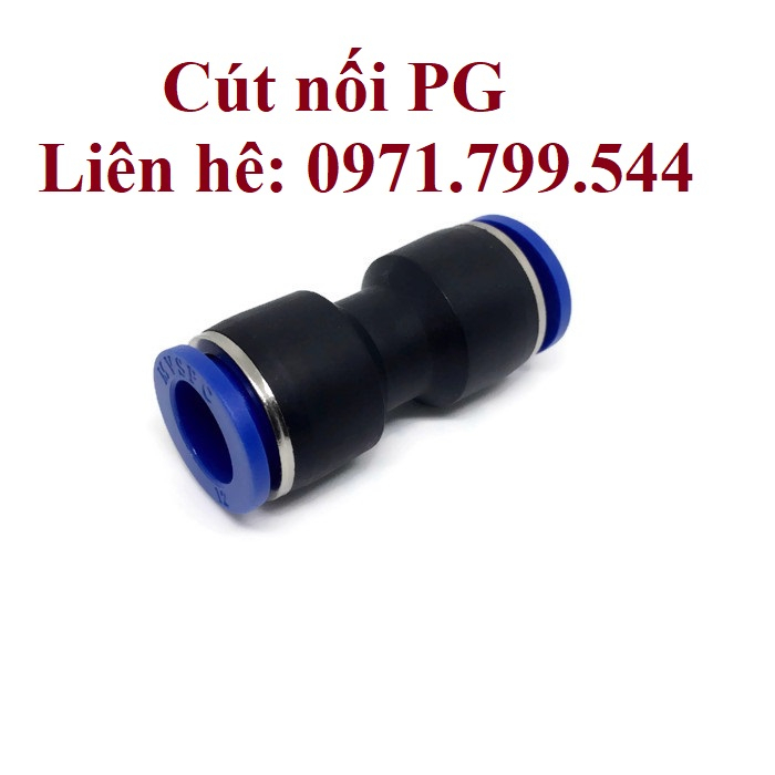 Cút nối giảm PG, măng sông, đầu nối thu chuyển đổi hai đầu ống khí nén, phun sương, đầy đủ kích cỡ, giá sỉ