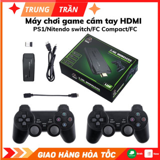 Máy chơi game cầm tay 4 nút HDMI 3500 trò chơi cổ điển PS1/Nitendo switch/FC Compact/FC, Bảo hành 12 tháng