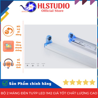 Bộ 2 máng đèn tuýp led 1m2 giá tốt chất lượng cao HL Studio