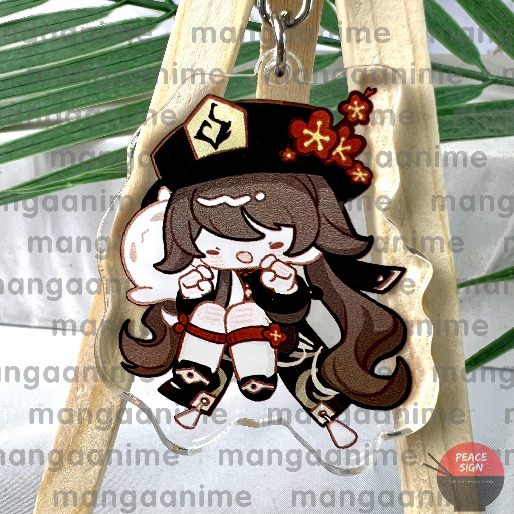 (Mica trong arcylic) Móc khóa GENSHIN IMPACT ver MẮT NHỎ game quà tặng chibi anime xinh xắn dễ thương