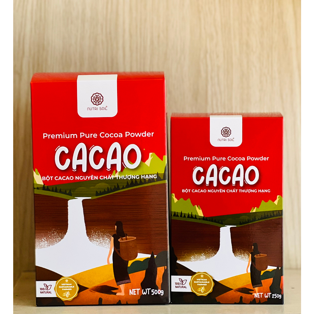 Bột cacao nguyên chất thượng hạng 250g
