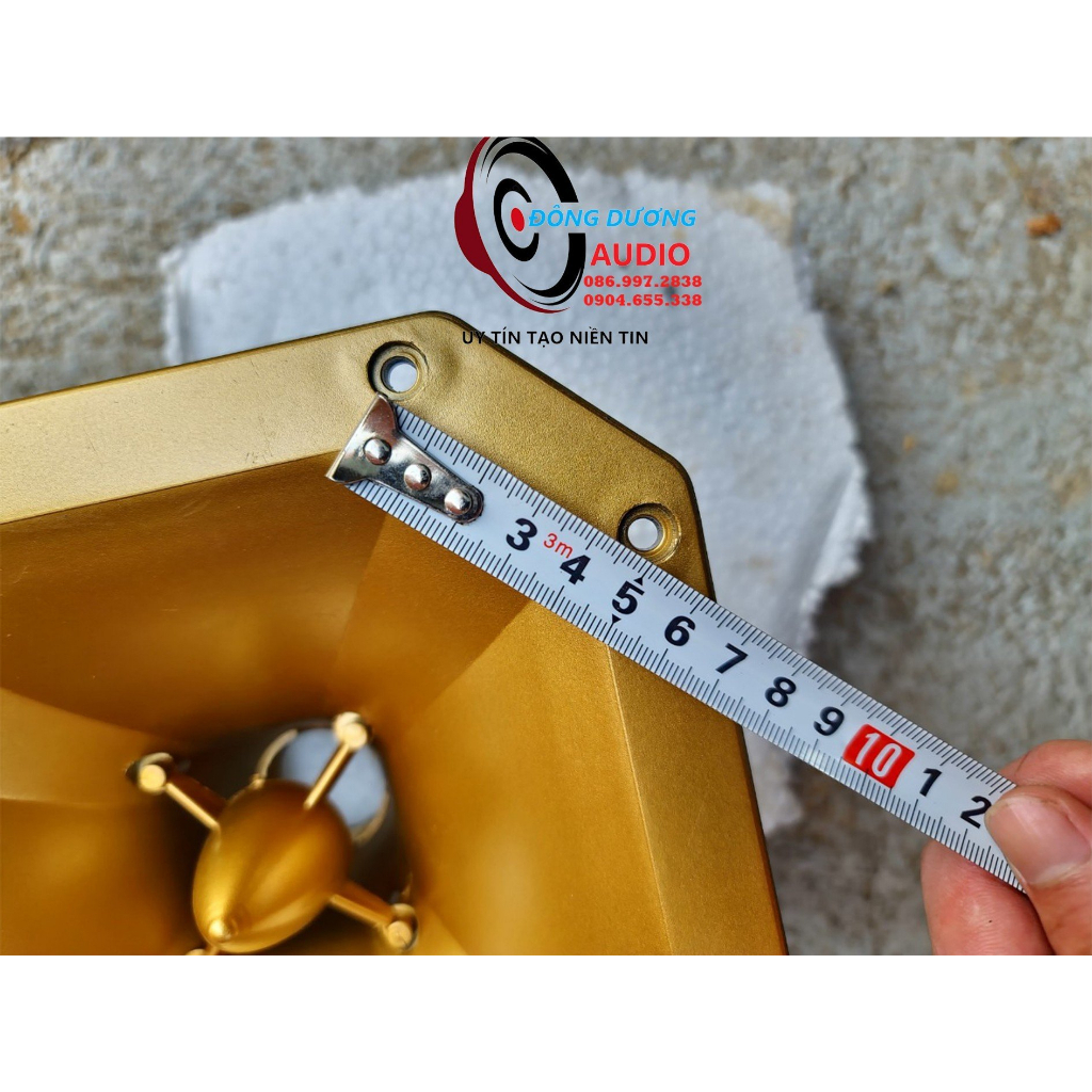 HỌNG LOA TREBLE KÈN HÌNH LỤC GIÁC - KÍCH THƯỚC 20X20