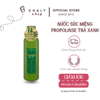 Nước súc miệng Propolinse trà xanh thơm mát, sạch khuẩn, ngừa nhiệt miệng 600ml Nhật Bản