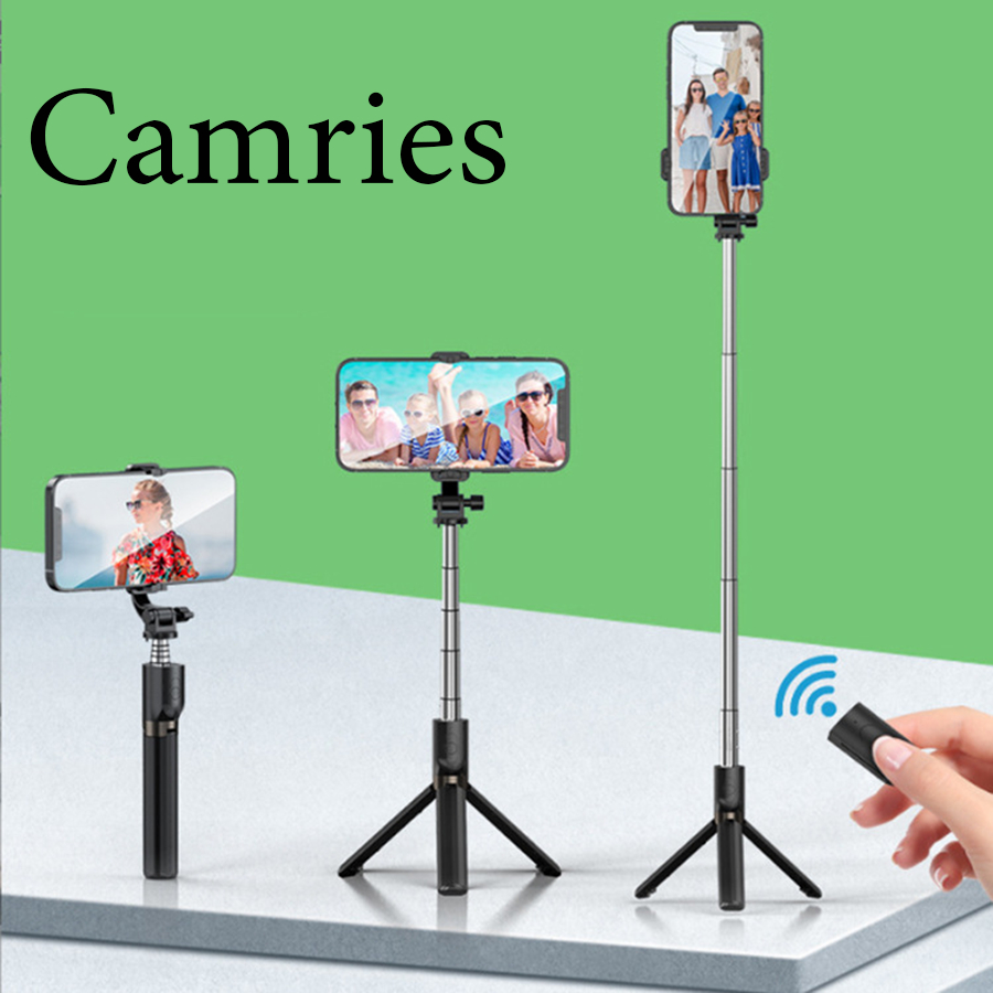 Gậy selfie - Gậy chụp ảnh Bluetooth đa năng Thế Hệ 2 - Gậy chụp hình vừa tự sướng và trippo 3 chân