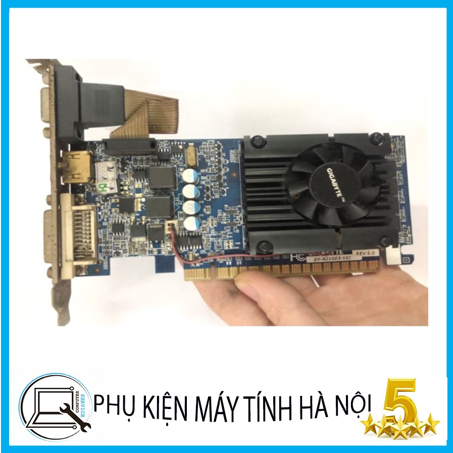 Card màn hình gigabyte mã GV-N210D3-1G đã test kĩ