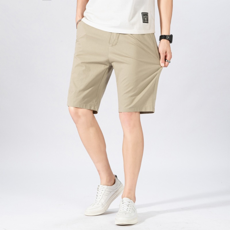 Quần Short Kaki Nam Cao Cấp Dáng Đứng VICENZO Chuẩn Hàng Xuất, Quần Đùi Sooc Kaki ống đứng Trẻ Trung