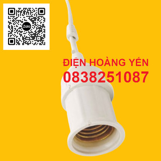 Đui đèn xoay E27 kín nước dây dài 10cm