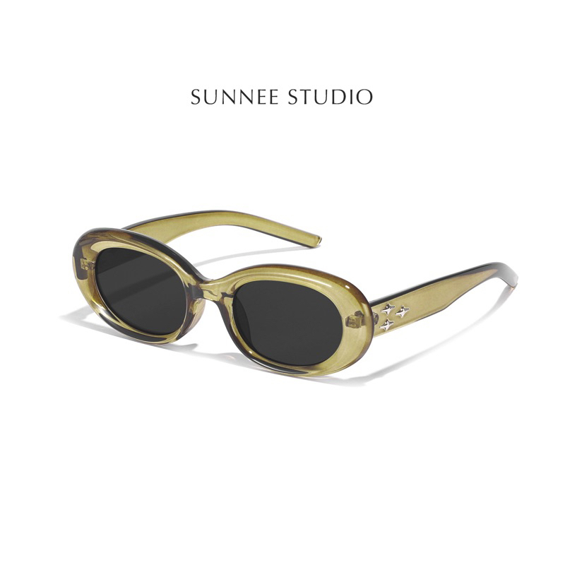 Kính mát thời trang cá tính Sunnee Studio gọng bo tròn thiết kế mới nhất 2023, chống uv400 chất dày dặn cực bền