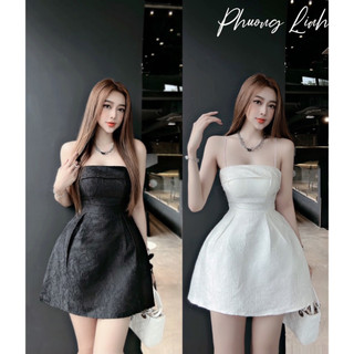 Váy hai dây thiết kế đi tiệp - PL34
