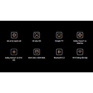 Android TV Box S 2nd Gen 4K HDR với Google Assistant Remote Streaming Media Player, Cortex-A55