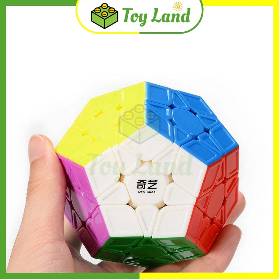 Rubik QiYi QiHeng S Megaminx 3x3 Rubic Biến Thể 12 Mặt Stickerless Không Viền Đồ Chơi