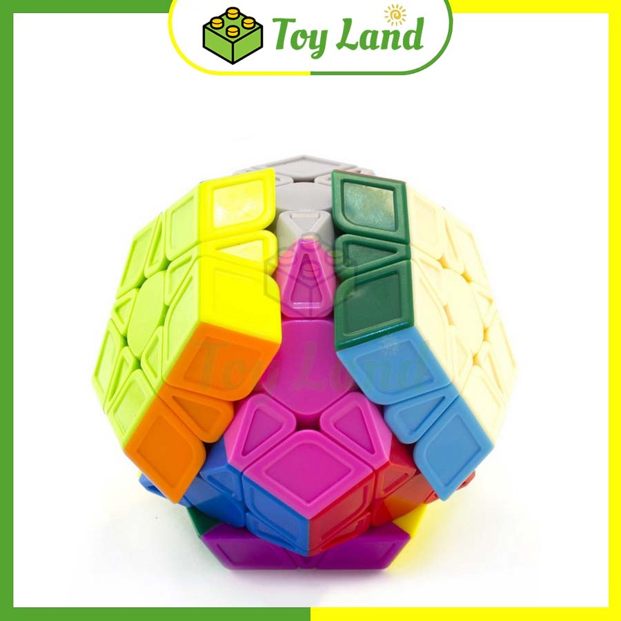 Rubik QiYi QiHeng S Megaminx 3x3 Rubic Biến Thể 12 Mặt Stickerless Không Viền Đồ Chơi