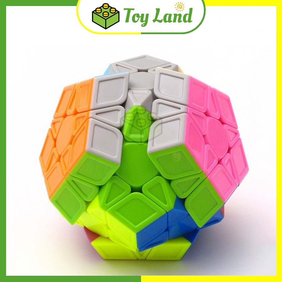 Rubik QiYi QiHeng S Megaminx 3x3 Rubic Biến Thể 12 Mặt Stickerless Không Viền Đồ Chơi