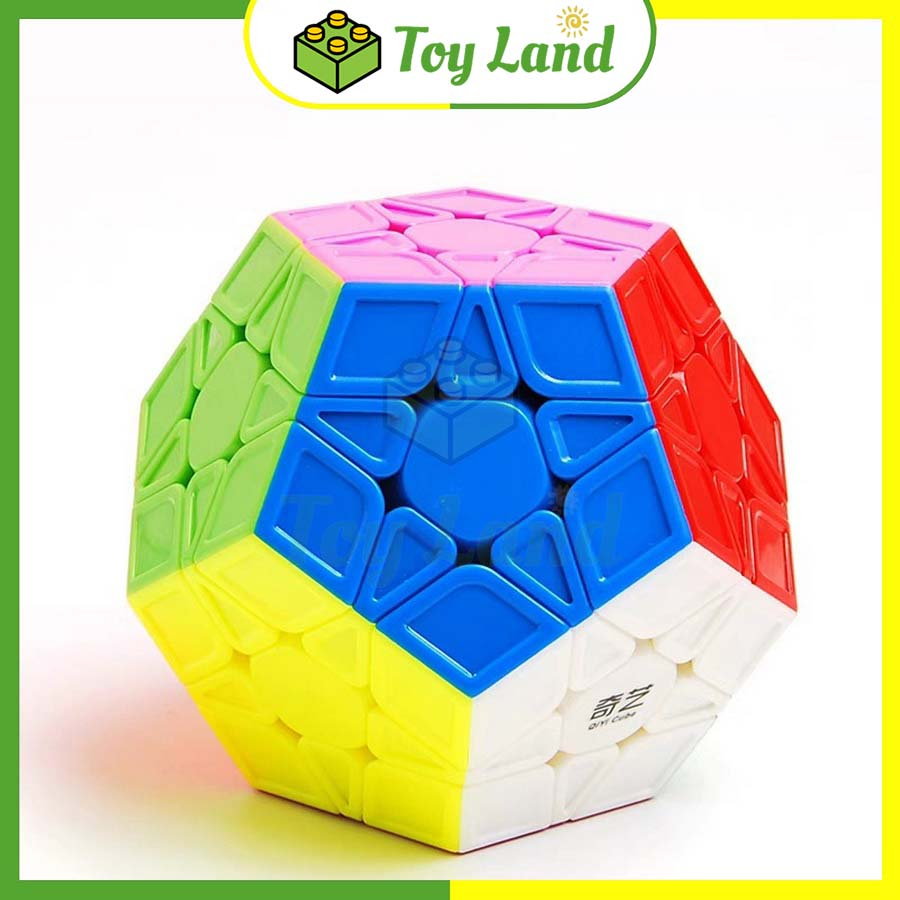 Rubik QiYi QiHeng S Megaminx 3x3 Rubic Biến Thể 12 Mặt Stickerless Không Viền Đồ Chơi