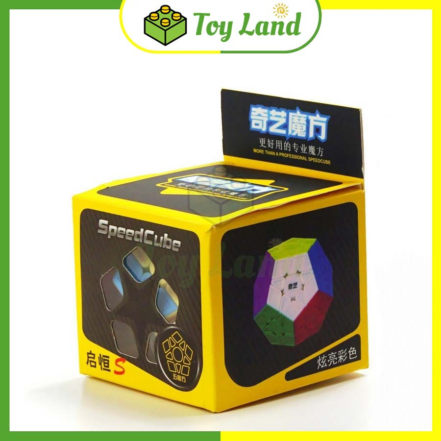 Rubik QiYi QiHeng S Megaminx 3x3 Rubic Biến Thể 12 Mặt Stickerless Không Viền Đồ Chơi