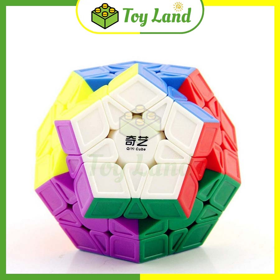 Rubik QiYi QiHeng S Megaminx 3x3 Rubic Biến Thể 12 Mặt Stickerless Không Viền Đồ Chơi