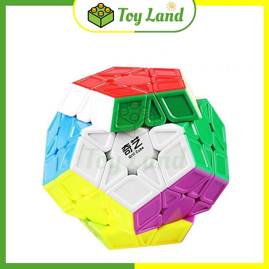 Rubik QiYi QiHeng S Megaminx 3x3 Rubic Biến Thể 12 Mặt Stickerless Không Viền Đồ Chơi