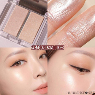 Phấn bắt sáng Clio Prism Highlighter Duo