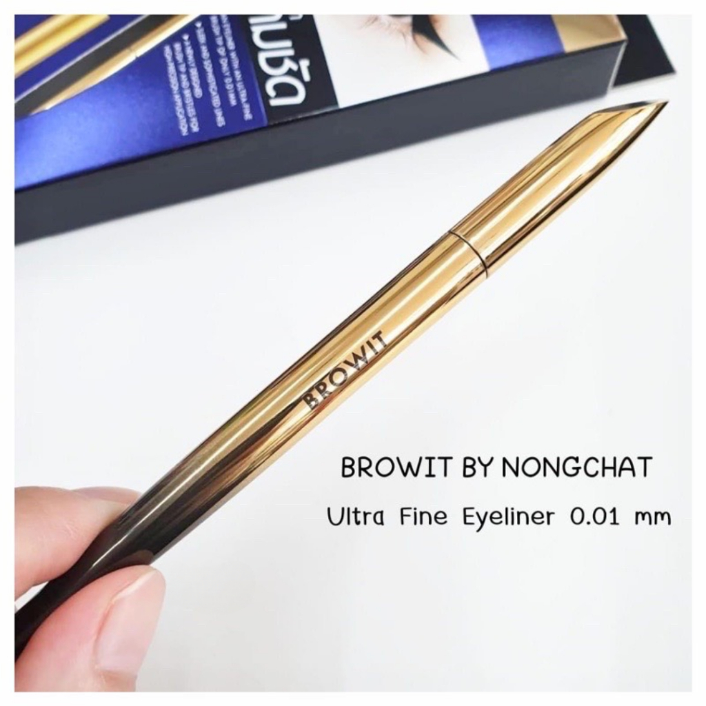 Kẻ Mắt Nước Browit By Nongchat Ultra Fine Eyeliner 0.01mm 2 màu Nâu, Đen Chống Nước, Không Lem, Không Trôi