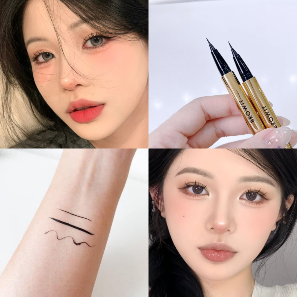 Kẻ Mắt Nước Browit By Nongchat Ultra Fine Eyeliner 0.01mm 2 màu Nâu, Đen Chống Nước, Không Lem, Không Trôi