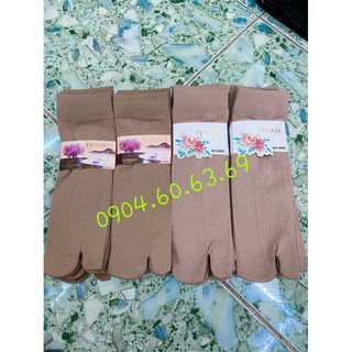 10 đôi vớ da xỏ ngón dập nổi hoa văn dày đẹp 28cm tất nữ