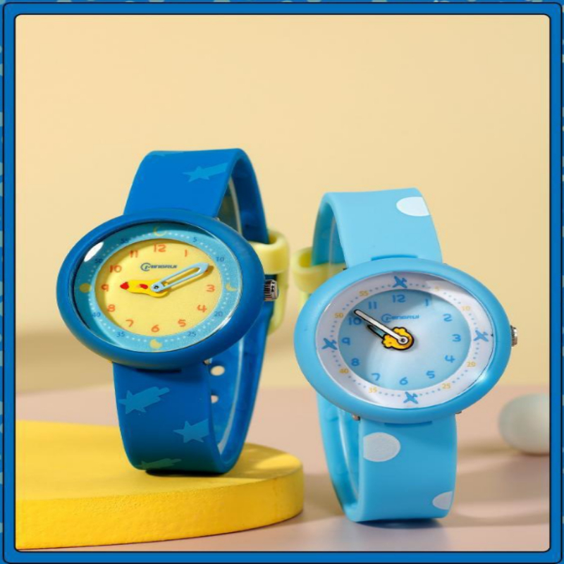 Đồng hồ trẻ em dành cho bé trai bé gái Mingrui thời trang - FULL hộp + pin + hướng dẫn