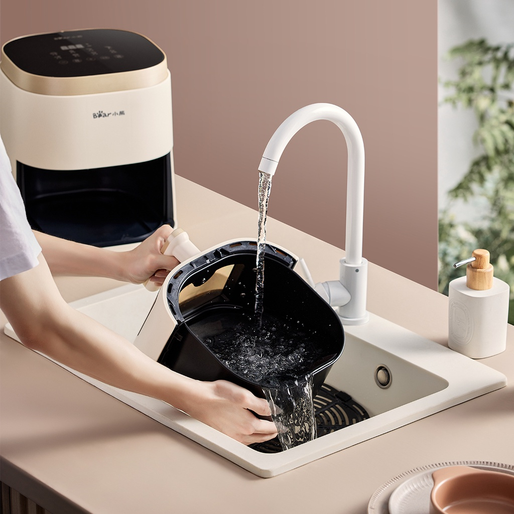 Nồi Chiên Không Dầu Bear QZG-F15E3 Dung Tích 5L - Bản Quốc Tế - Hàng Chính Hãng - Bảo Hành 18T