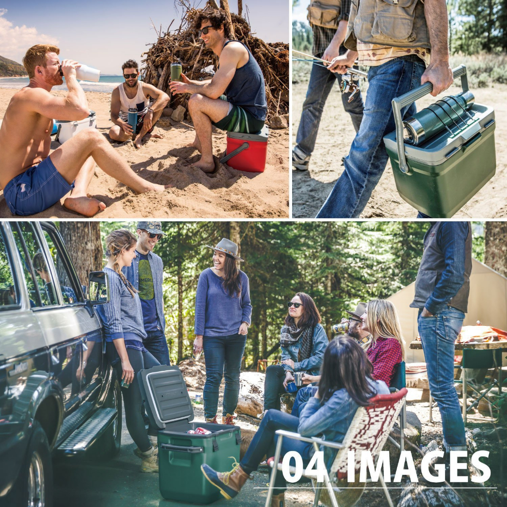 THÙNG ĐÁ STANLEY ADVENTURE COOLER 15.1L - Thùng đá Stanley 16QT