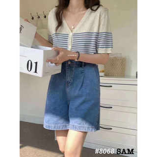 Quần short jean chun sau