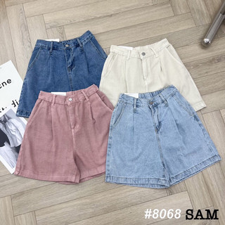 Quần short jean chun sau