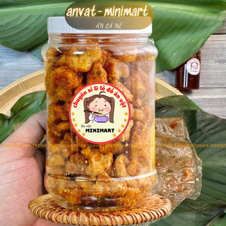 Tóp mỡ mắm tỏi 150g anvat_minimart Tóp mỡ nguyên da chiên giòn sốt mắm tỏi ớt SIÊU GHIỀN - anvat_minimart