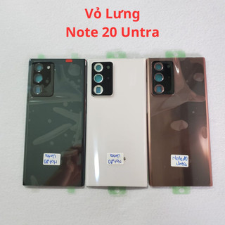 Vỏ nắp lưng cho máy Samsung Note 20 untra có kính cam