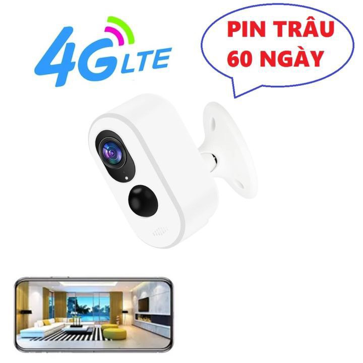 Camera mini lắp sim 4G - S15 - 1080p ngoài trời siêu nét pin trâu