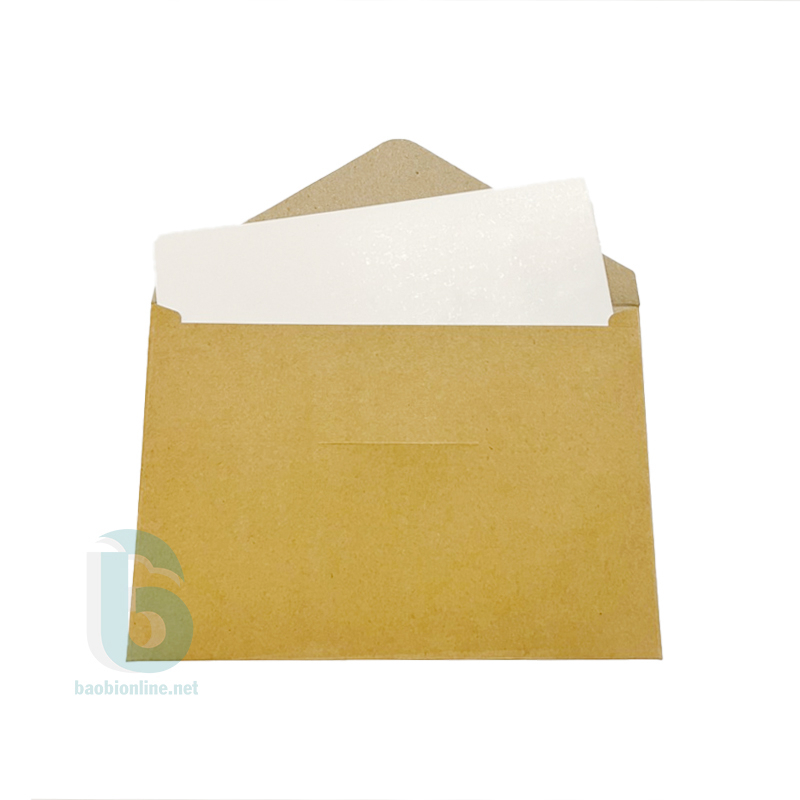 BAO THƯ KRAFT NHẬT NẮP CHÉO A5 - KÍCH THƯỚC 16x23cm - BAOBIONLINE