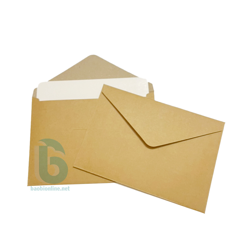BAO THƯ KRAFT NHẬT NẮP CHÉO A5 - KÍCH THƯỚC 16x23cm - BAOBIONLINE
