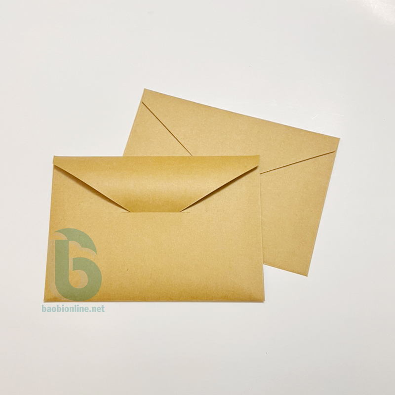 BAO THƯ KRAFT NHẬT NẮP CHÉO A5 - KÍCH THƯỚC 16x23cm - BAOBIONLINE