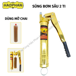 Bơm mỡ sâu, bơm mỡ cầm tay, bơm mỡ bò 2 ty xylanh piston 900cc dùng mỡ con sâu, mỡ tuýp, mỡ chai