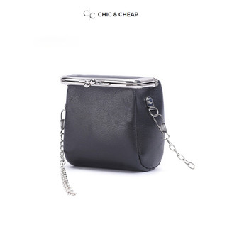 Túi đeo chéo nữ mini CHIC & CHEAP da thật LMJ-01