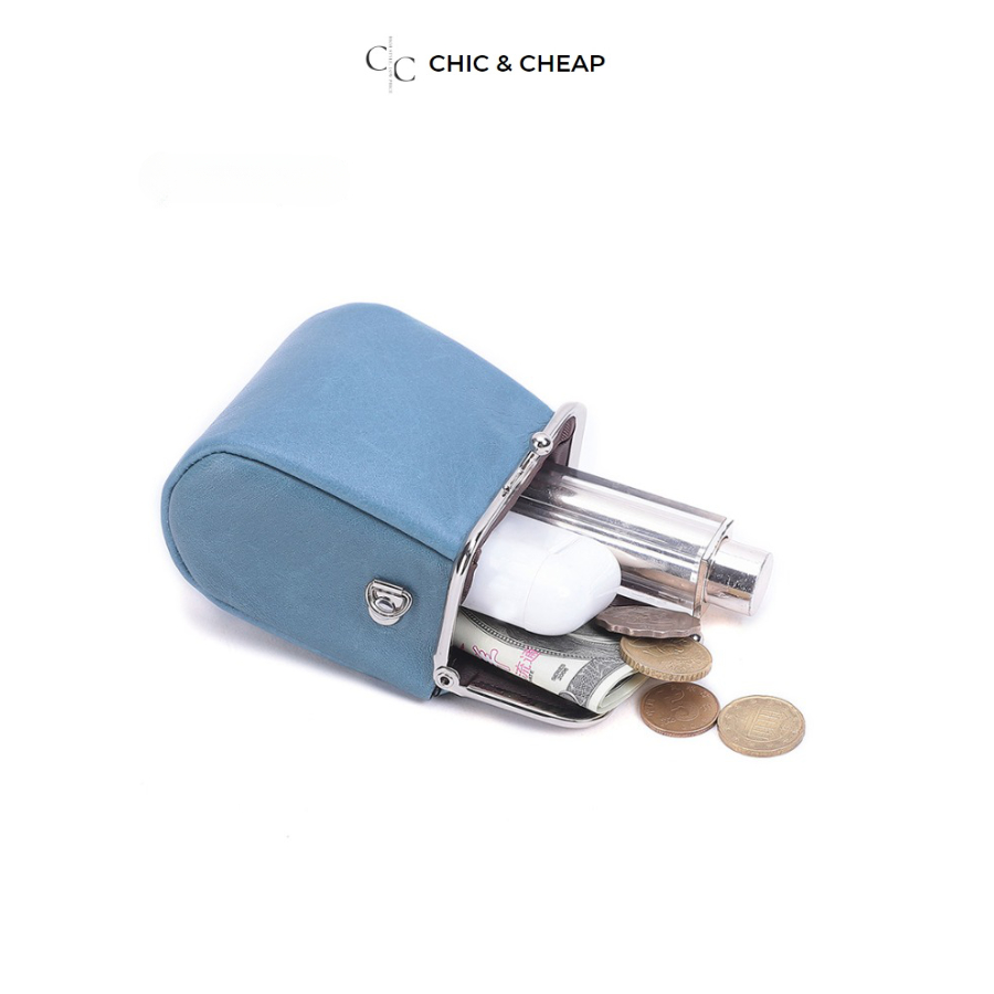 Túi đeo chéo nữ mini CHIC & CHEAP da thật LMJ-01
