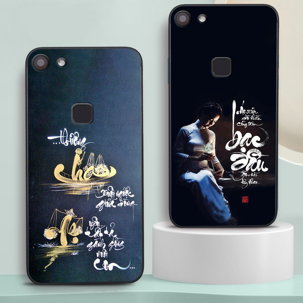 Ốp Vivo V3 / V3 MAX / V7 / V7 Plus / V7+ in hình thư pháp lộc đức nhẫn siêu đẹp