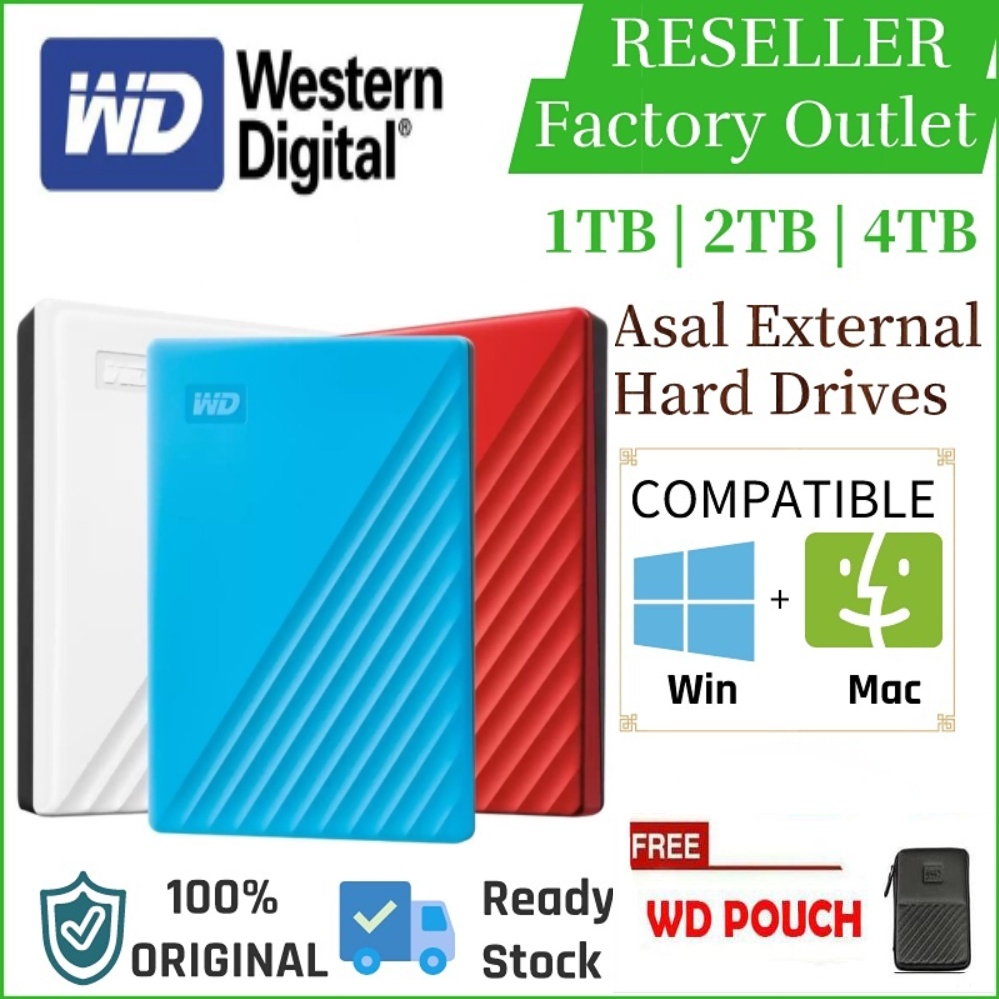 Ổ cứng di động USB3.0 Western Digital My Passport 500GB / 1TB / 2TB