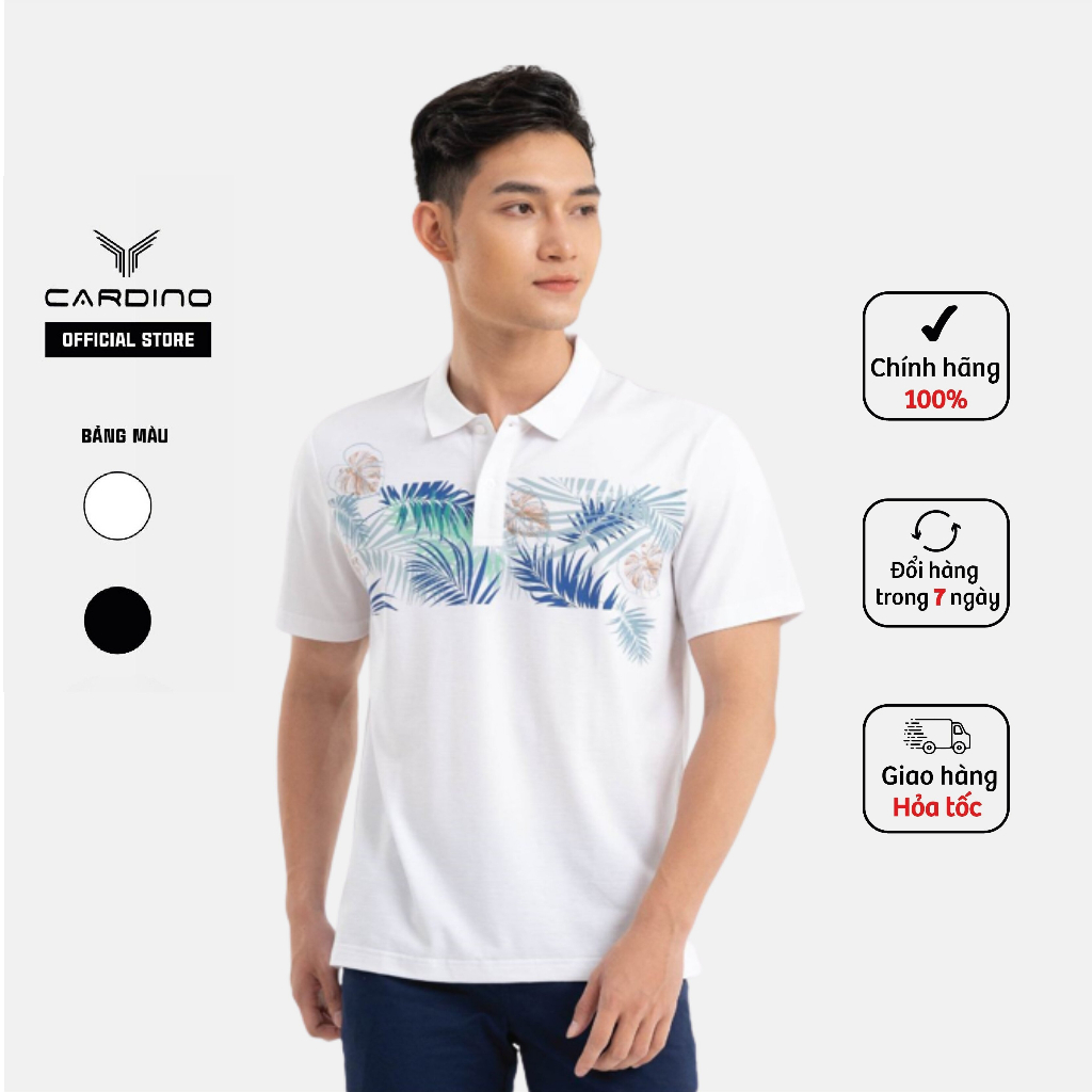 Áo Polo nam Cardino tay ngắn cổ bẻ phong cách trẻ trung năng động APL037