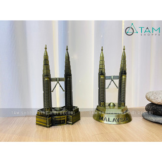 Mô hình Tòa tháp đôi Petronas biểu tượng Malaysia MHKQTG-PETRONAS-01